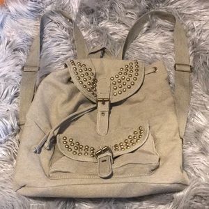 Charolette Russe Army Green Backpack NWOT
